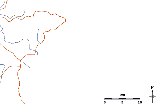 Roads and rivers around Tawharanui