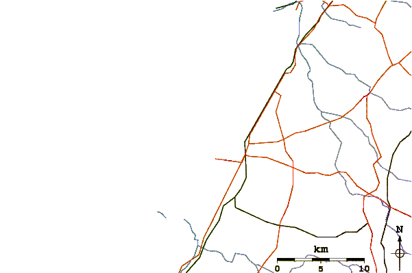 Roads and rivers around Tayelet Ashkelon