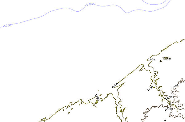 Shoreline around Tayfor