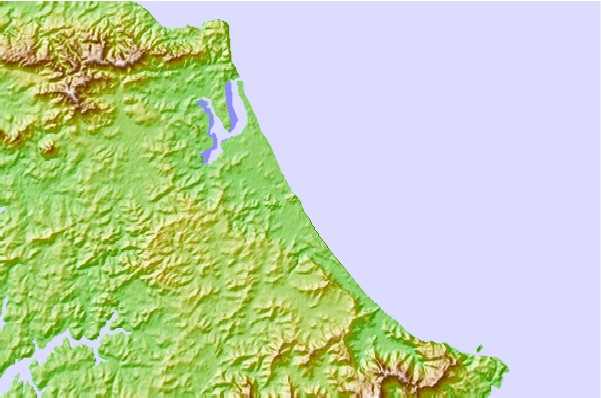 Surf spots located close to Te Arai Point