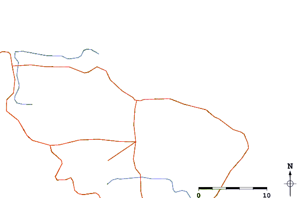 Roads and rivers around Te Araroa