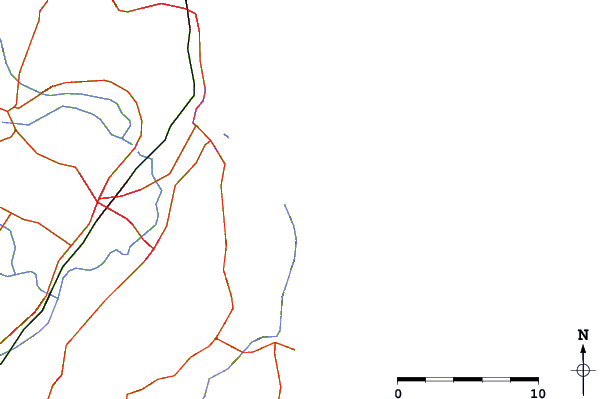 Roads and rivers around Te Awanga