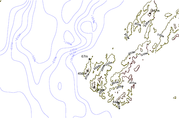 Shoreline around Te Ikaamaru Bay