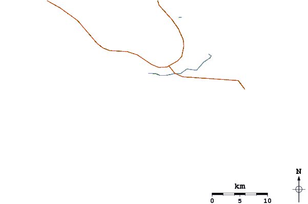 Roads and rivers around Teabags