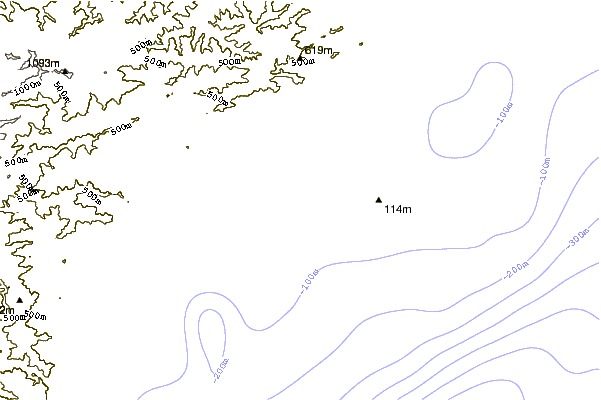 Shoreline around Teba Shima