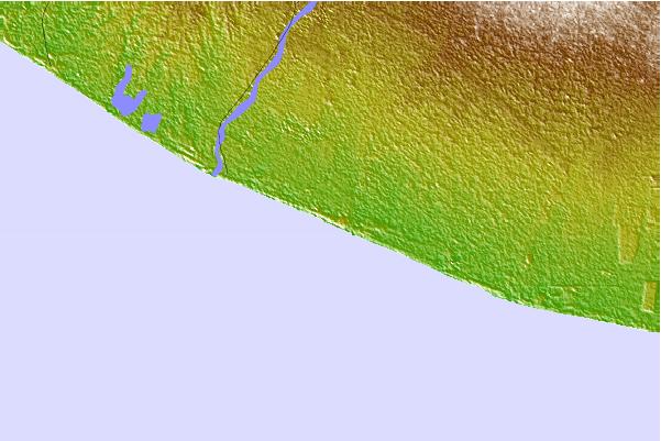 Surf spots located close to Tecojate