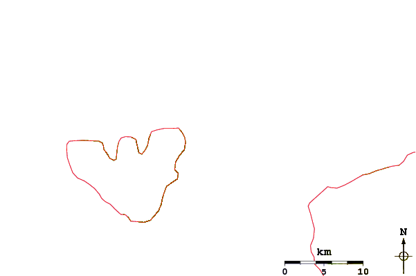 Roads and rivers around Temae