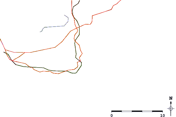 Roads and rivers around Tenby (North Beach)