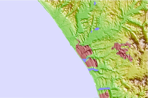 Surf spots located close to Terra Mar