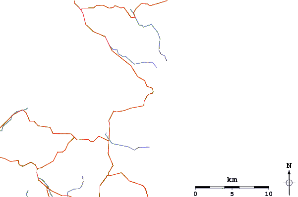 Roads and rivers around Tessellated Pavements