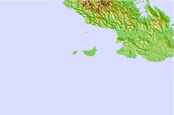 Surf spots located close to Teupah