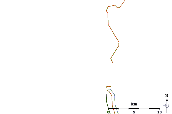 Roads and rivers around Texel (Waddeneilanden)