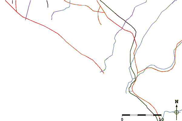 Roads and rivers around Thaila