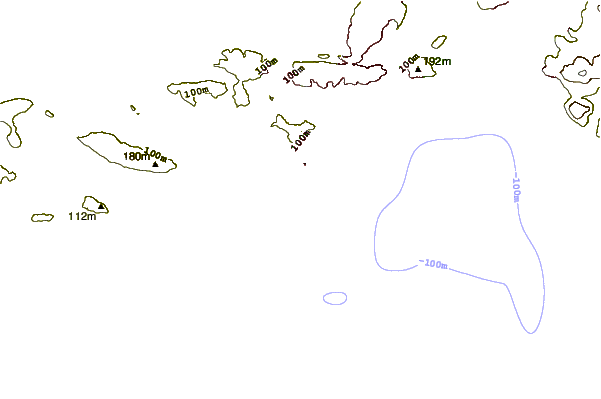 Shoreline around The Boiler