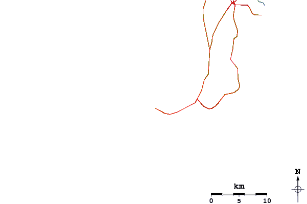 Roads and rivers around The Bombie