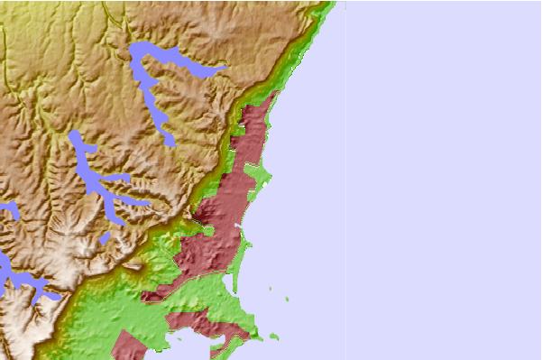 Surf spots located close to The Bombie