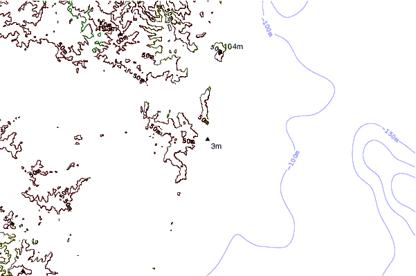 Shoreline around The Boot