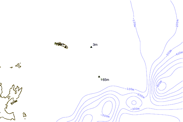 Shoreline around The Box