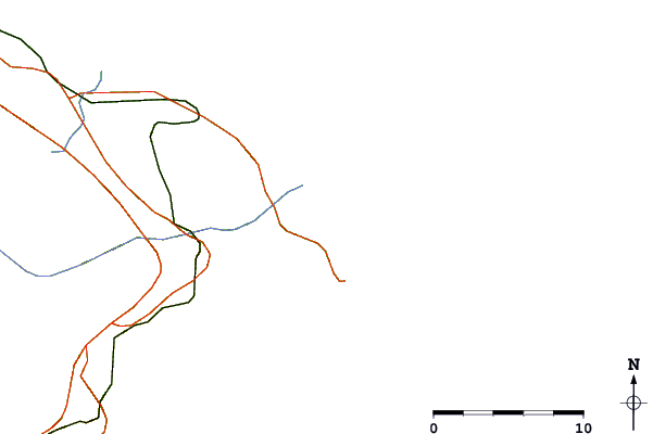 Roads and rivers around The Box