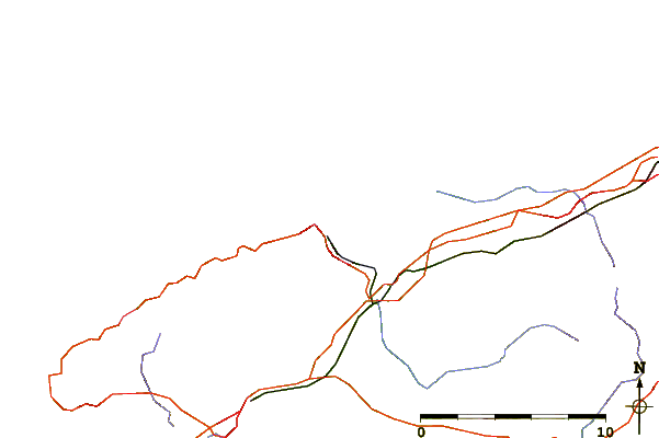 Roads and rivers around The Breakwater-St Ives