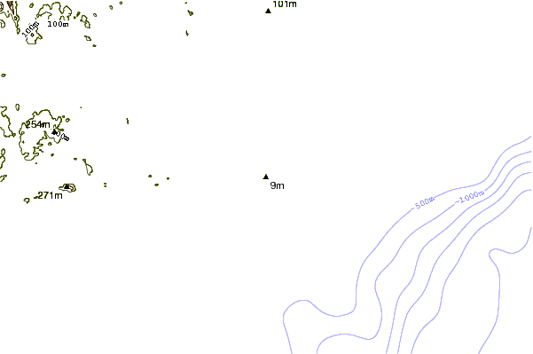 Shoreline around The Cave