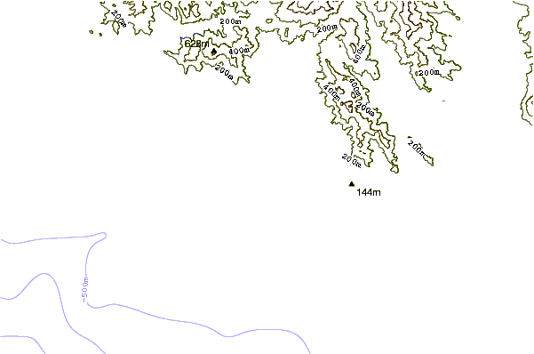 Shoreline around The Colonia