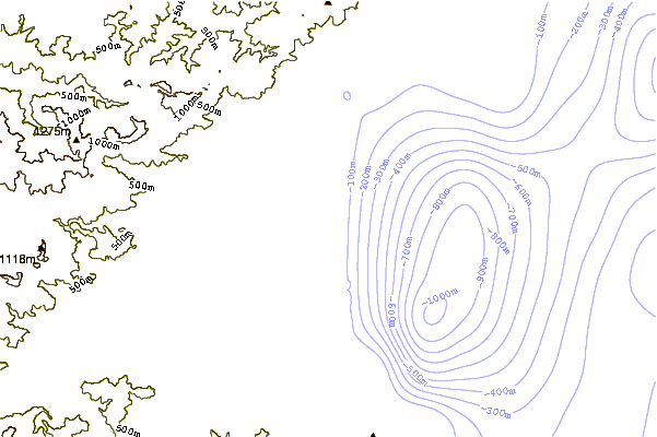 Shoreline around The Core