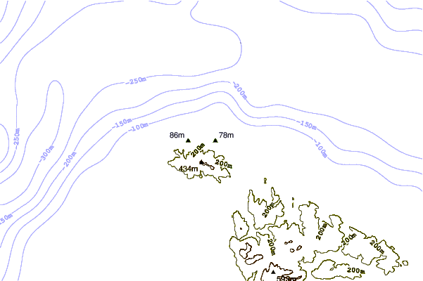 Shoreline around The Dump