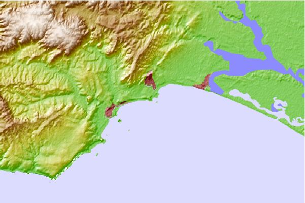 Surf spots located close to The Dump