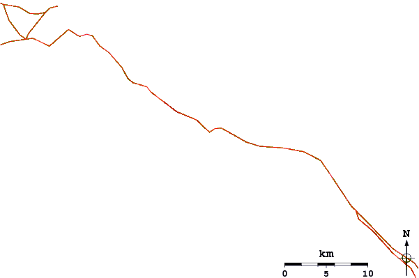 Roads and rivers around The Dump