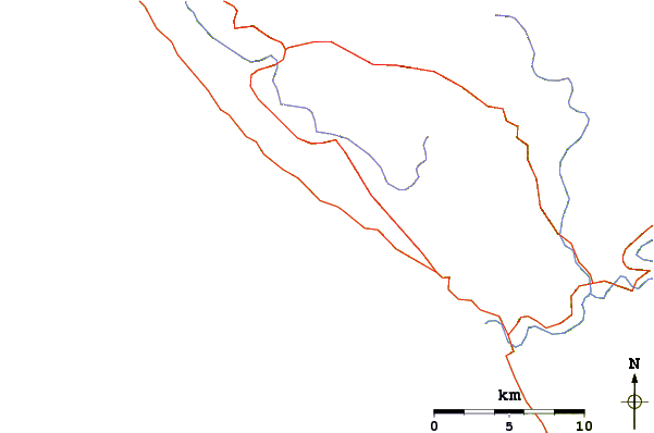 Roads and rivers around The Fort
