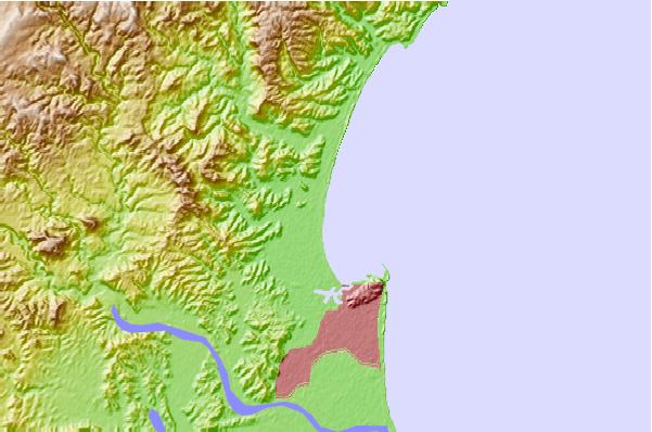 Surf spots located close to Napier - The Gap
