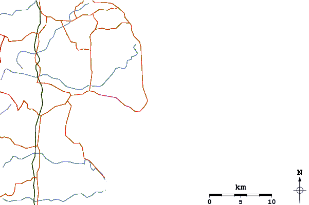 Roads and rivers around The Groyne