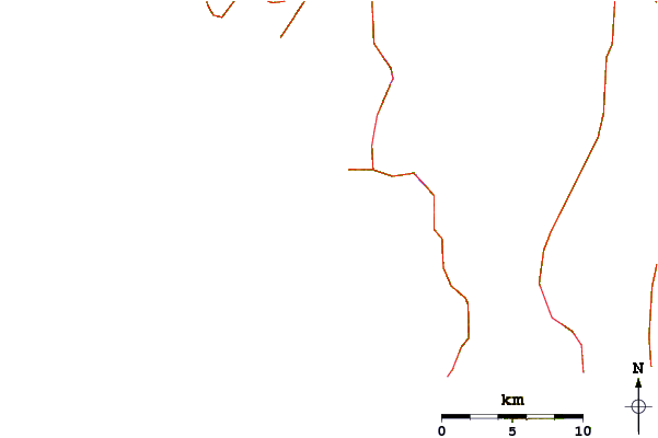 Roads and rivers around The Island