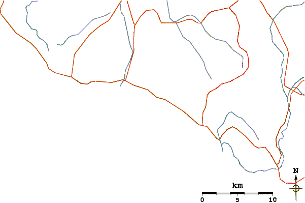 Roads and rivers around The Jetty