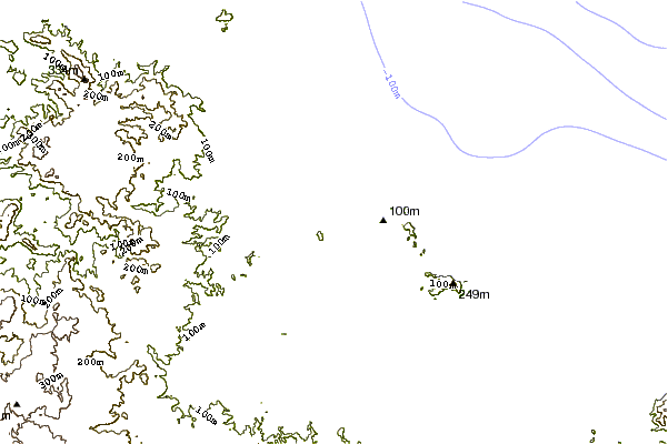 Shoreline around The Ledge