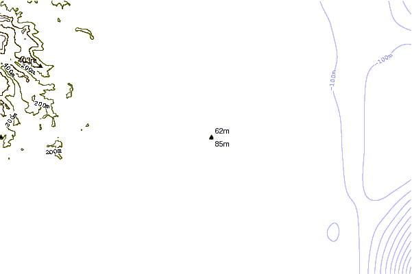 Shoreline around The Pass