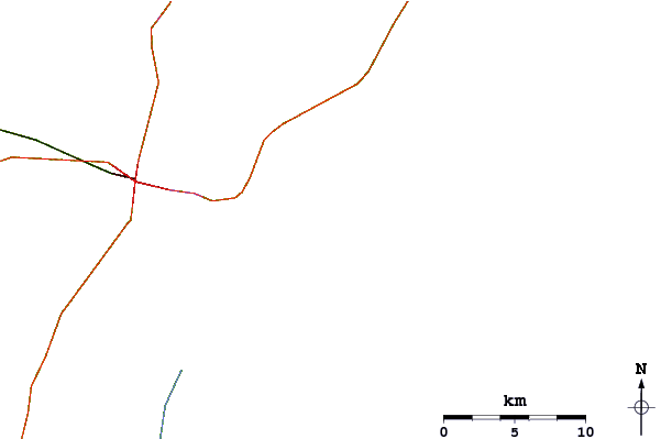 Roads and rivers around The Pier