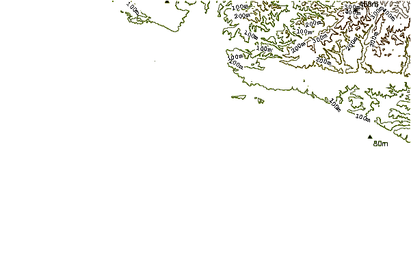 Shoreline around The Point (nr Wainui)
