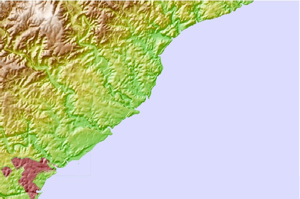 Surf spots located close to The Point (Gonubie Bay)