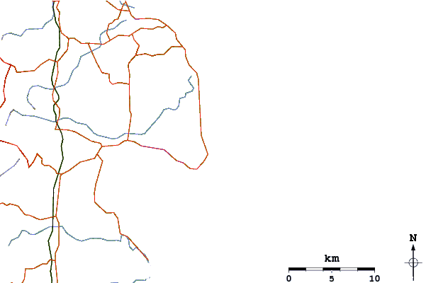 Roads and rivers around The Reef