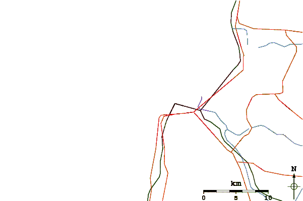 Roads and rivers around The Reef (Haifa)