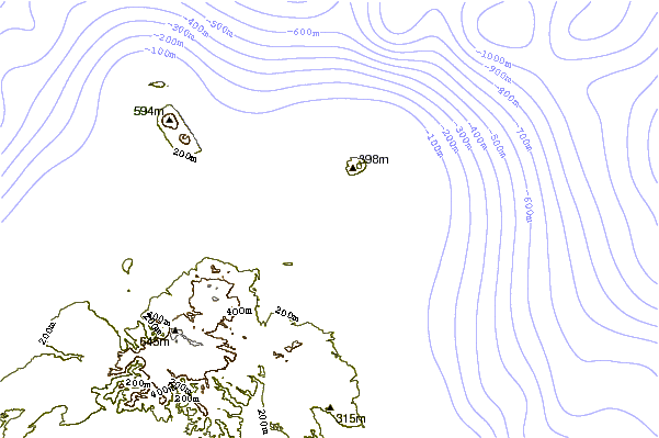 Shoreline around The Sequel