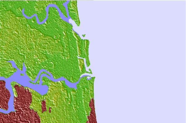 Surf spots located close to The Shoals