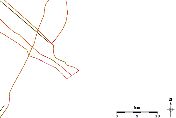 Roads and rivers around The South Jetty
