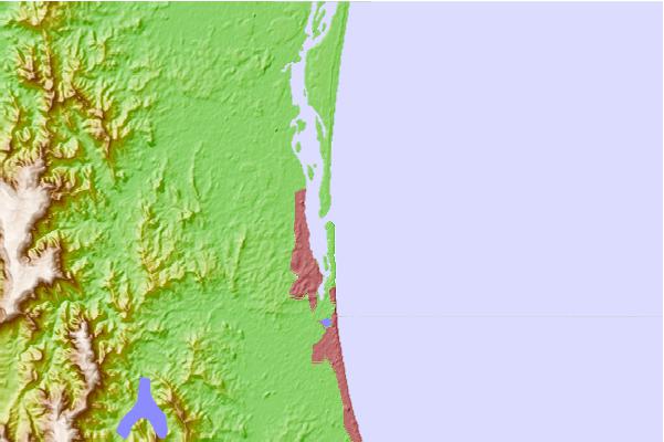 Surf spots located close to The Spit