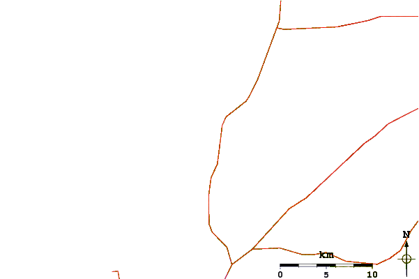 Roads and rivers around The Spit