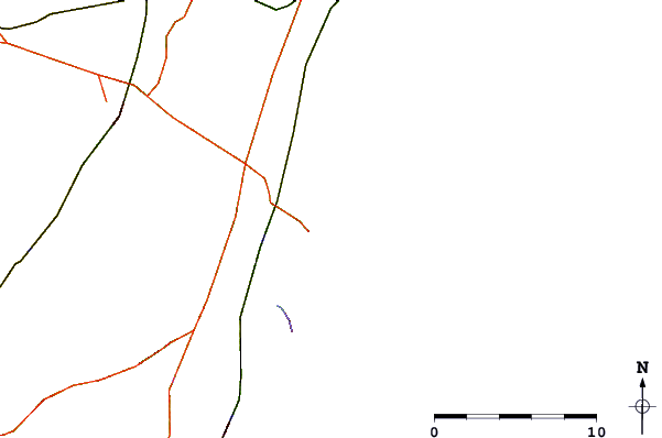 Roads and rivers around The Wall
