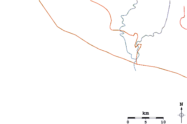 Roads and rivers around The Wash Right