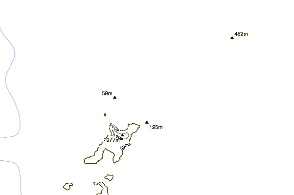 Shoreline around The Wedge